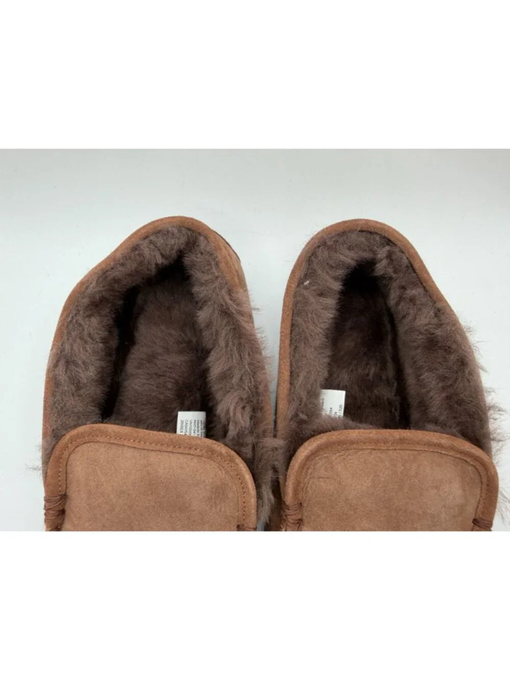 L.L.Bean Men's Wicked Good Slippers Venetian Size 12W Comfort Fur lined Shoe